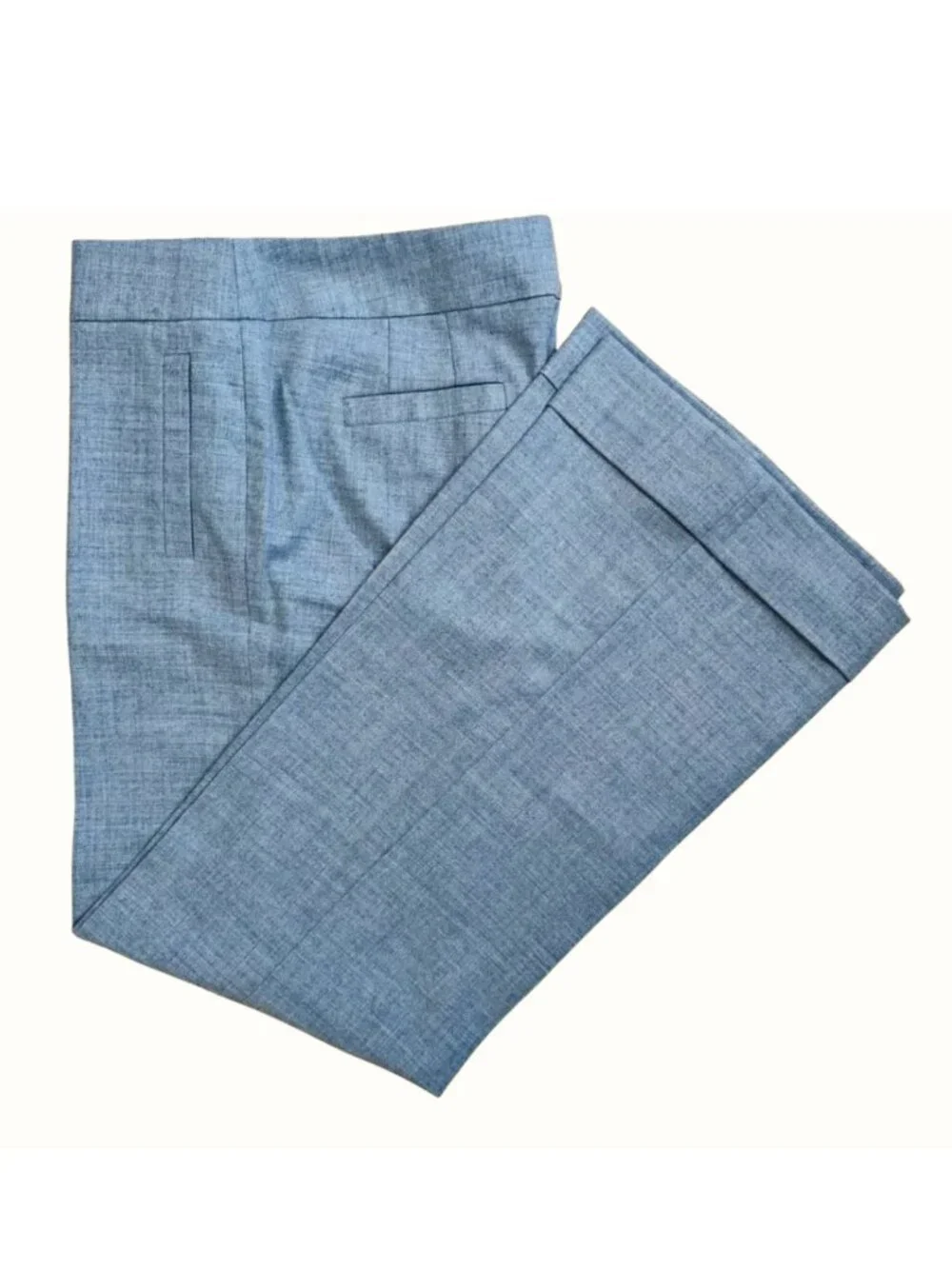 J. Crew Favorite Fit Wool Blend Wide Leg Lined Trouser Pants Women's Size 6